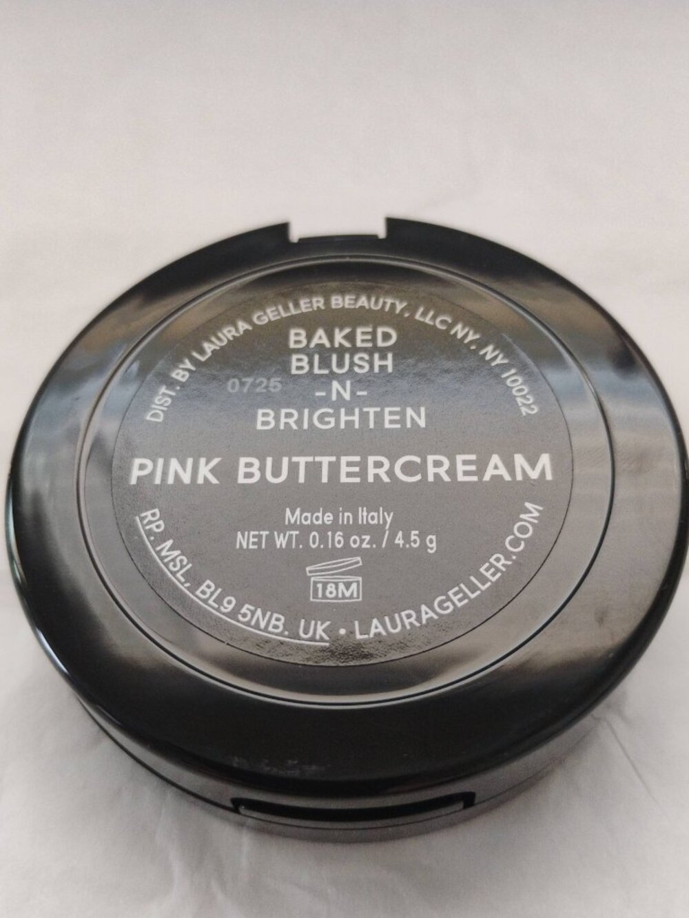 Laura Geller Baked Blush-N-Brighten 'Pink Buttercream' Full Size-NWT - Picture 3 of 5